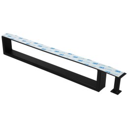 Wieszak uchwyt ścienny na ręczniki kuchenne łazienkowe na ścianę czarny BRUNBESTE BB-2606