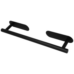 Wieszak uchwyt ścienny na ręczniki kuchenne łazienkowe organizer czarny BRUNBESTE BB-2601