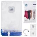 Worek próżniowy na ubrania pościel z wieszakiem 70x104cm ORION 730751