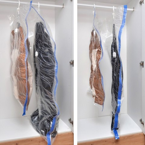 Worek próżniowy na ubrania pościel z wieszakiem 70x144cm ORION 730752