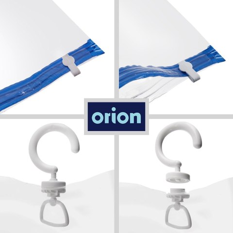 Worek próżniowy na ubrania pościel z wieszakiem 70x144cm ORION 730752