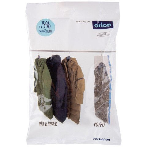 Worek próżniowy na ubrania pościel z wieszakiem 70x144cm ORION 730752