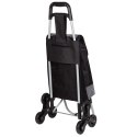 Wózek na zakupy na kółkach składany z dodatkową kieszenią torba BRUNBESTE BB-2060