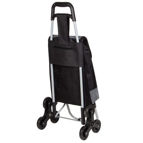 Wózek na zakupy na kółkach składany z dodatkową kieszenią torba BRUNBESTE BB-2060