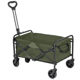 Wózek transportowy ogrodowy plażowy na zakupy na kółkach składany zielony BRUNBESTE BB-2043