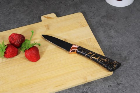 Zestaw noży kuchennych w stojaku noże kuchenne komplet 9-ele BRUNBESTE BB-3800