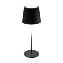Lampka biurkowa na biurko nocna do sypialni dla dzieci akumulatorowa LED USB C dotykowa czarna TIROSS TS-2238