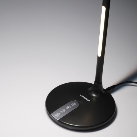 Lampka biurkowa nocna LED na biurko do sypialni regulacja jasności dotykowa TIROSS TS-2244