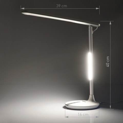 Lampka biurkowa nocna LED na biurko do sypialni regulacja jasności dotykowa TIROSS TS-2244