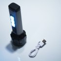 Latarka LED USB akumulatorowa szara TIROSS TS-2201