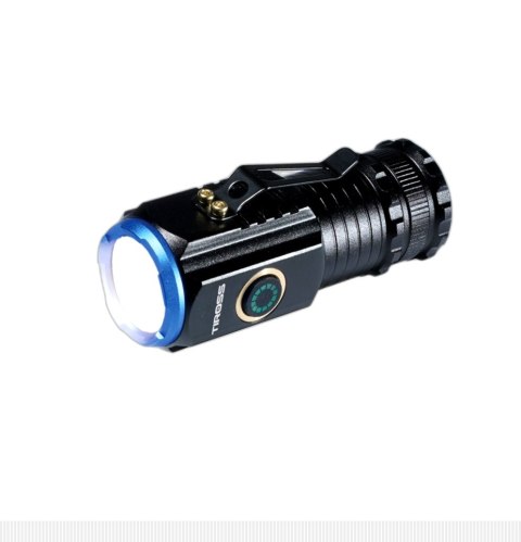 Latarka Li-ion 900mAh LED na akumulator akumulatorowa USB TIROSS TS-2264