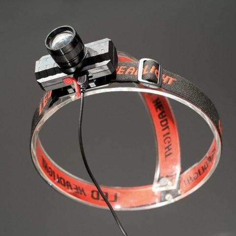 Latarka czołowa czołówka 2W LED USB TIROSS TS-1961