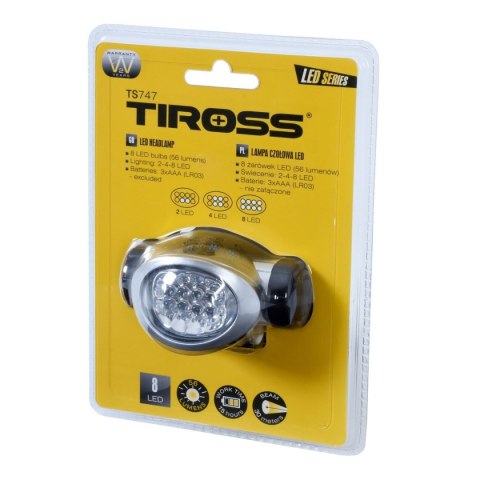 Latarka czołowa czołówka super LED TIROSS TS-747