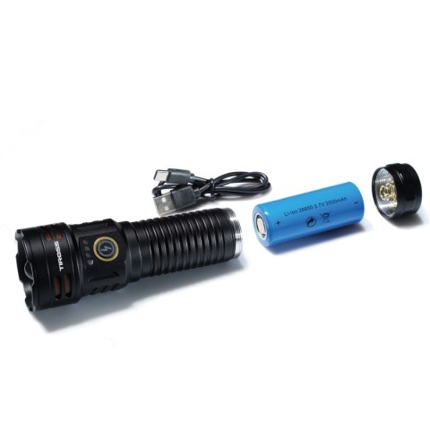 Latarka profesjonalna 4000mAh USB akumulatorowa na akumulator TIROSS TS-2265