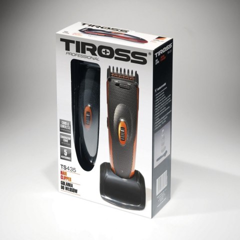 Maszynka profesjonalna akumulatorowa do strzyżenia włosów TIROSS TS-435