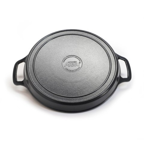 Patelnia grillowa do smażenia 24cm do kuchenek turystycznych TIROSS TS-272