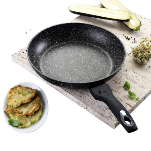 Patelnia marmurowa 26cm na gaz INDUKCJA nieprzywierająca TIROSS TS-1255