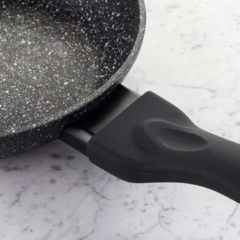 Patelnia marmurowa z pokrywką 20cm na gaz INDUKCJA nieprzywierająca TIROSS TS-1253P