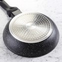 Patelnia marmurowa z pokrywką 24cm na gaz INDUKCJA nieprzywierająca TIROSS TS-1254P