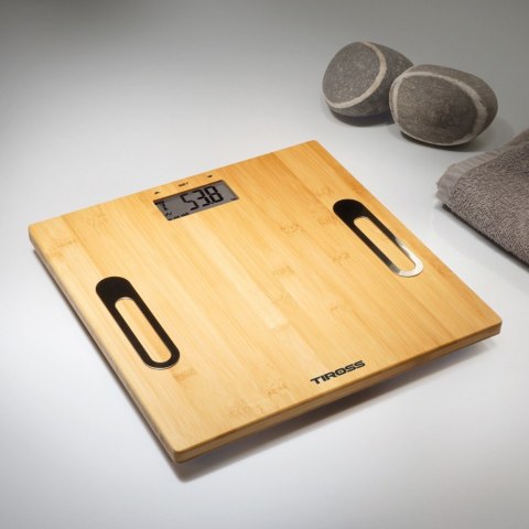 Elektroniczna Waga łazienkowa analityczna 150 kg pomiar tłuszczu wody TIROSS TS-1313