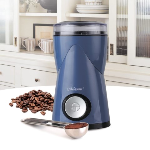 Elektryczny młynek do mielenia kawy 60g 150W niebieski MAESTRO MR-453-BLUE