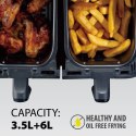 Frytownica beztłuszczowa dwukomorowa frytkownica 2400W 3.5 + 6L MAESTRO MR-760