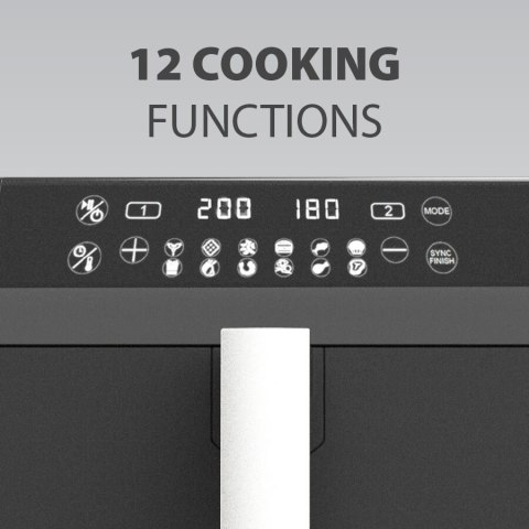 Frytownica beztłuszczowa dwukomorowa frytkownica pionowa 2400W 5 + 5L MAESTRO MR-761