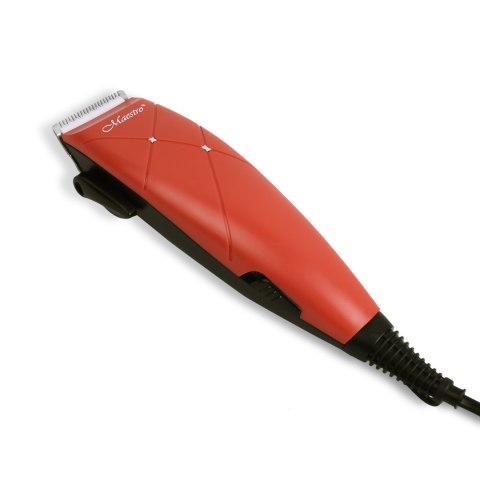 Maszynka do strzyżenia włosów zestaw MAESTRO MR-654C-RED