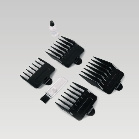 Maszynka do strzyżenia włosów zestaw MAESTRO MR-654C-RED