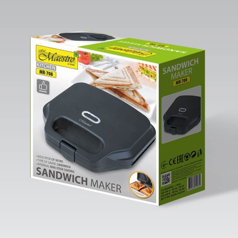 Opiekacz do kanapek sandwich trójkąty 750W MAESTRO MR-708