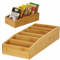 Organizer kuchenny na przyprawy do przypraw bambusowy KRISBERG KS-7728