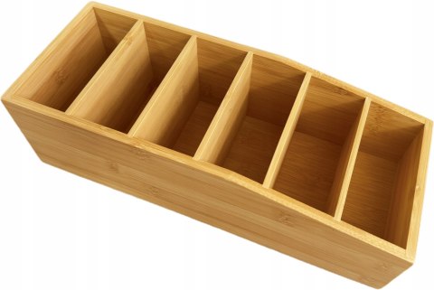 Organizer kuchenny na przyprawy do przypraw bambusowy KRISBERG KS-7728