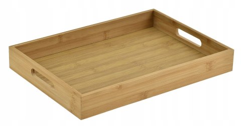 Taca bambusowa tacka śniadaniowa deska do Serwowania Podawania 40x30x4,5cm KRISBERG KS-2685