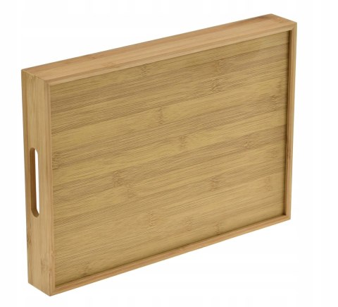 Taca bambusowa tacka śniadaniowa deska do Serwowania Podawania 40x30x4,5cm KRISBERG KS-2685