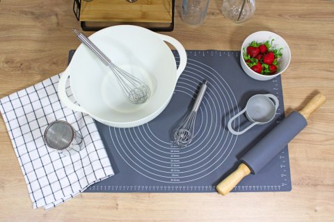 Trzepaczka do ubijania jajek z kulką stalowa 5.5 x 20.5cm BRUNBESTE BB-2936