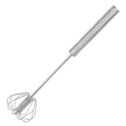 Trzepaczka obrotowa do ubijania jajek śmietany stalowa Ø7 x 31cm BRUNBESTE BB-3186