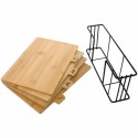 Zestaw 4 Desek bambusowych do Krojenia na stojaku 28x20cm KRISBERG KS-7729