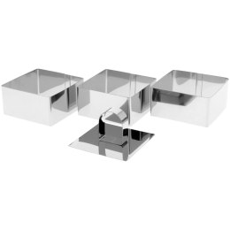 Zestaw obręczy do pieczenia gotowania z tłokiem 4 ele BRUNBESTE BB-3156