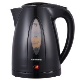 Czajnik elektryczny 1,2 L, czarny, szybkie gotowanie, KLAUSBERG KB-9001