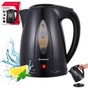 Czajnik elektryczny 1,2 L, czarny, szybkie gotowanie, KLAUSBERG KB-9001
