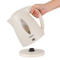 Czajnik elektryczny 1,2 L, kremowy, LED, szybkie gotowanie, KLAUSBERG KB-9002