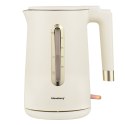 Czajnik elektryczny, 1,7 L, kremowy stal 304, KLAUSBERG KB-9004