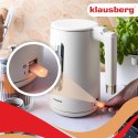 Czajnik elektryczny, 1,7 L, kremowy stal 304, KLAUSBERG KB-9004
