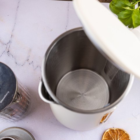 Czajnik elektryczny, 1,7 L, kremowy stal 304, KLAUSBERG KB-9004