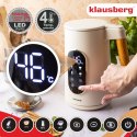 Czajnik elektryczny, 1,7L, LED dotykowy, regulacja temperatury, KLAUSBERG KB-9005