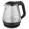 Czajnik elektryczny, szklany, 1,2 L, LED, KLAUSBERG KB-9003
