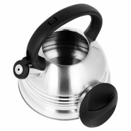 Czajnik na gaz stalowy z gwizdkiem 2.7L indukcja srebrny BRUNBESTE BB-2358