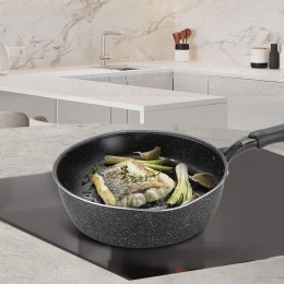Głęboka patelnia do smażenia na gaz indukcję 24cm MAESTRO MR-1213-24