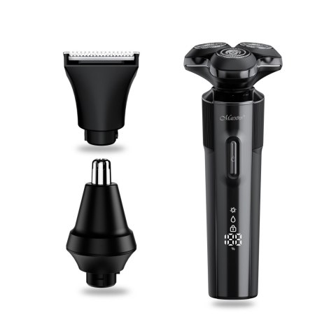 Golarka 3w1 trymer do brody włosów w nosie USB C zestaw MAESTRO MR-678