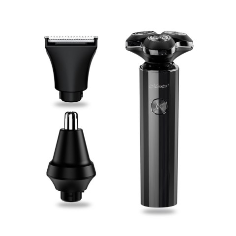 Golarka 3w1 trymer do nosa włosów do golenia USB C zestaw MAESTRO MR-676